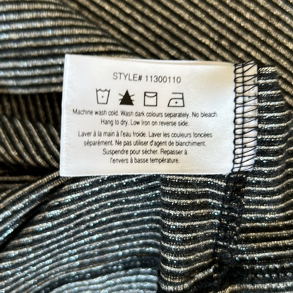 Long sleeve metallic t-shirt - Picture 3 of 7